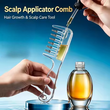 Scalp Massage Comb with Rolling Balls